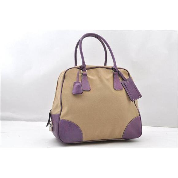 Auth Prada Vintage Canvas Leather #74819P22B - Picture 13 of 15